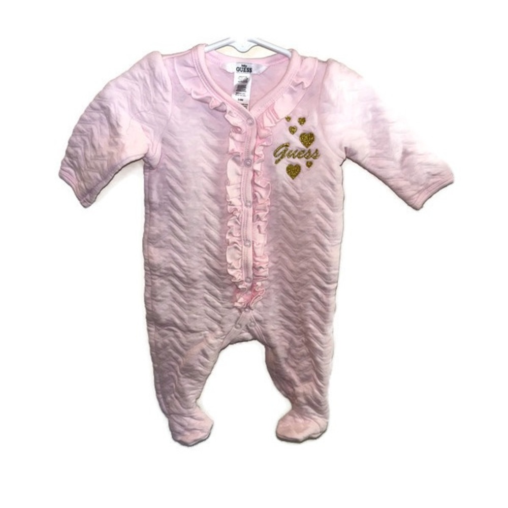 Guess Baby Infant Girl Sleeper Pajamas 3 - 6 Months